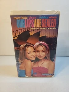 Our Lips Are Sealed Mary-Kate & Ashley Olsen VHS Clamshall - Picture 1 of 4