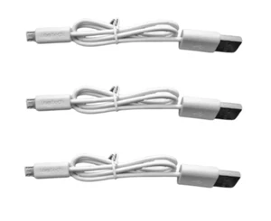 LOT OF 3 - LOGITECH Micro USB 2.0 - 16" (40.64 cm) Charger / Data Transfer Cable - Picture 1 of 3