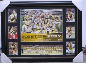RICHMOND 2017 AFL PREMIERS TRIBUTE PRINT FRAMED - TRENT COTCHIN DUSTIN MARTIN - Picture 1 of 1