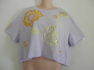 Nike SPORTSWEAR PROJECT UPHORIA CROP TEE Top Running Yoga Gym shirt Women sz Lrg - Image 1 of 4