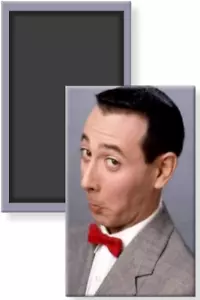 Pee Wee Herman Pee Wees Playhouse Fridge Refrigerator Locker Magnet 2 x 3 Rigid - Picture 1 of 3