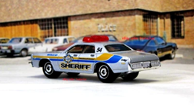 1970-е Шериф Полиция Дорожный Патруль Отряд Автомобиль Блок Chrysler Dodge Модель K - Изображение 1 из 4