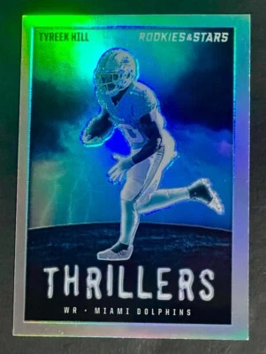 2023 Panini Rookies & Stars Tyreek Hill Thrillers Silver Prizm #TH-19 Dolphins - Image 1 of 2
