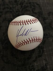 Yonder Alonso A’s Padres Reds Signed Autographed Major League Baseball OML