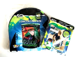 Ben 10 Alien Force Concertina Bin And Drawstring Storage Tidy Bag Set - Picture 1 of 7