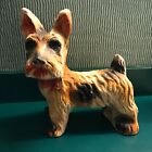 Vintage Carnival Chalkware Scotty Dog / Schauzer Figurine, Large 10" Height