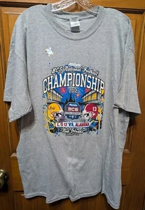 January 9 2012 LSU Alabama BCS National Championship Tshirt XL New Orleans NWT - Picture 1 of 6