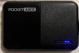 Tzumi Pocket Juice portable charger 4000 MaH DUAL USB UP TO 2 DEVICES Charged. - Picture 1 of 4