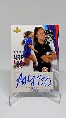 Ashley Sanchez 2023 Parkside USWNT One Nation One Team BLUE INK Auto /200 B SSAS - Image 1 of 2