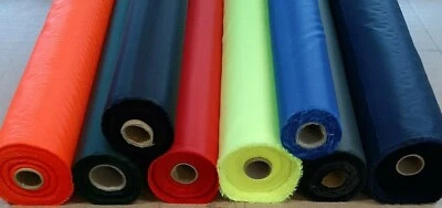 Waterproof 4oz PU Coated Nylon Fabric Lining Material For Bags Covers 8 Colours - Image 1 of 4