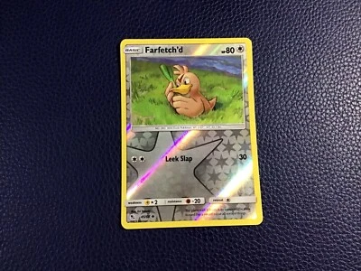 Farfetch'd 45/68 Reverse Holo Hidden Fates Pokemon Card NM+ - Image 1 of 2
