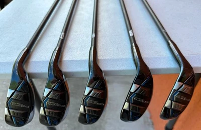 Cobra T-Rail Hybrid Iron Set 5-7, 9 and PW. Cobra Ultra Lite 45 Senior Flex. RH - Image 1 of 4
