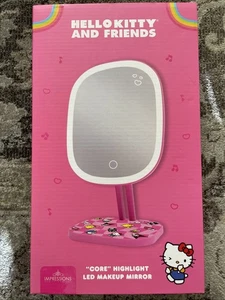 Hello Kitty And Friends “Core” Highlight LED Makeup Mirror NIB - Picture 1 of 3
