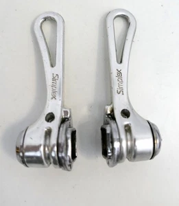 Vintage Simplex Braze-On Friction Gear Shifters - Complete (J) - Picture 1 of 4