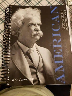 NEW & Unused Apologia American Literature STUDENT NOTEBOOK by Whit Jones - Image 1 of 4