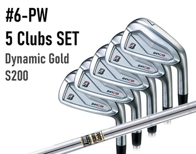 BRIDGESTONE GOLF 241CB IRON #6-PW DYNAMIC GOLD S200 STEEL SHAFT 5 CLUBS SET - Image 1 of 4
