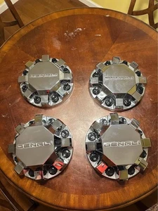 24-25 GMC Sierra Denali 3500 Dually Chrome OEM Center Cap Set - Picture 1 of 1