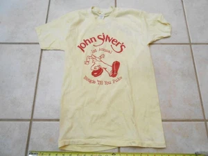 RARE 90'S SIZE MEDIUM VINTAGE JOHN SILVERS NITE CLUB ST.  THOMAS SHIRT MENS USA - Picture 1 of 7