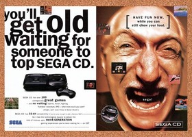 1995 Sega CD Console Original Advertisement / Retro Promo vc4