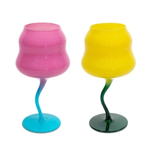 WD Lifestyle Set 2 Cálices Cóctel 450ML Amarillo Petróleo, Rosa Y A - Imagen 1 de 3