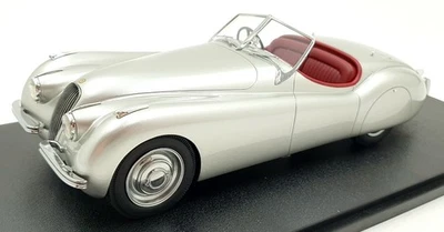 Cult 1/18 Scale Resin CML008-4 - Jaguar XK120 OTS Roadster - Metallic Silver - Image 1 of 4