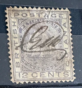 🦬 Timbre de Guyanne Anglaise - N°38🦬 - Picture 1 of 1