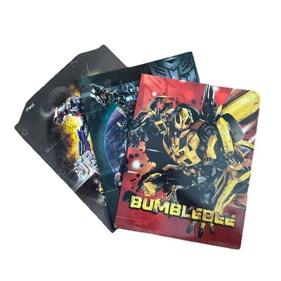 孩之宝变形金刚组合米德 3 戒指文件夹 2008 2011 年未打孔黑月亮 — 第 1/4 张图片
