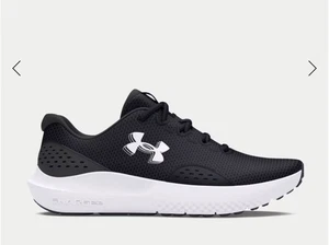 Under Armour Charged Surge 4 Hombres Negro Blanco Talla UK 6 Nuevo - Imagen 1 de 5