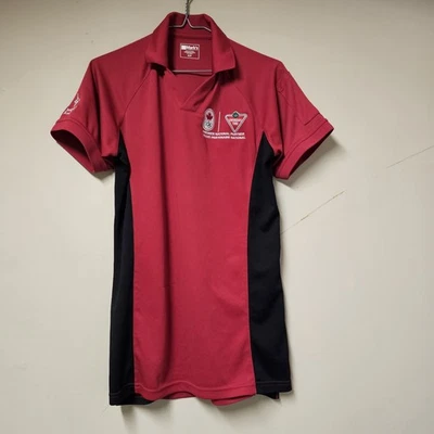 Canadian Tire Men’s S Red Polo Shirt Canada Olympics Logo Mark’s Commercial - Image 1 of 4
