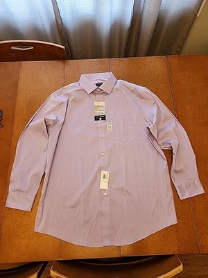 VAN HEUSEN Para hombres ULTRA SIN ARRUGAS AJUSTE REGULAR Nuevo Lavanda Talla XL ($65) Foto 1 de 4
