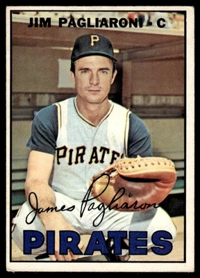 1967 O-Pee-Chee Jim Pagliaroni Pittsburgh Pirates #183 - Image 1 of 2