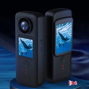 360 4KHD Wifi Action Camera Shakeproof Waterproof Vlog Sports Selfie Premium Kit - Picture 1 of 8