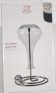 Peugeot Revolution Wein Dekanter Flaschenständer Abtropfstiel Trockner Edelstahl - Bild 1 von 3