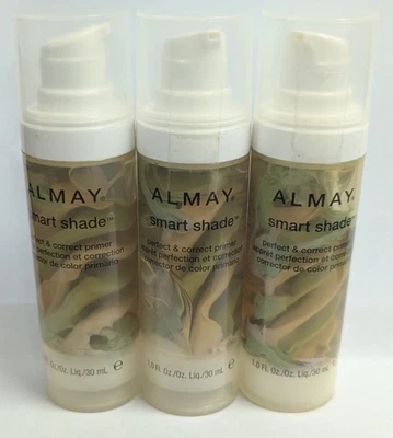 3PCS NEW&SEALED ALMAY SMART SHADE PERFECT & CORRECT PRIMER #000  1fl oz EACH - Image 1 of 2