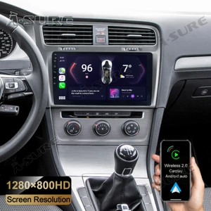 10.1'' Android 13 Autoradio Carplay WIFI GPS Navi für VW Golf VII 7 2013-2017 - Bild 1 von 11