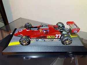 1:18 Model Car Group Gilles Villeneuve Ferrari 126C2 #27 Imola GP 1982 - Foto 1 di 12