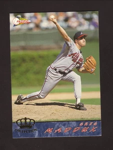 Tarjeta de béisbol Greg Maddux Atlanta Braves 1994 Pacific Crown - Imagen 1 de 2