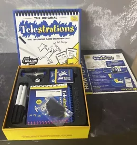 Telestrations The Hilarious Drawing Game USAOPOLY Ottime Condizioni Completo - Foto 1 di 6