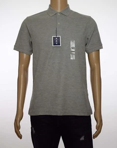 Club Room Mens Performance Light Grey Heather Moisture Wicking Polo Shirt S - Picture 1 of 3