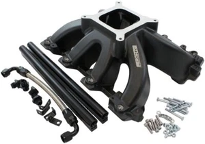 Aeroflow AF6250-5001 Black LS V8 Cathedral Port EFI Hi Rise Intake Manifold Kit - Picture 1 of 5
