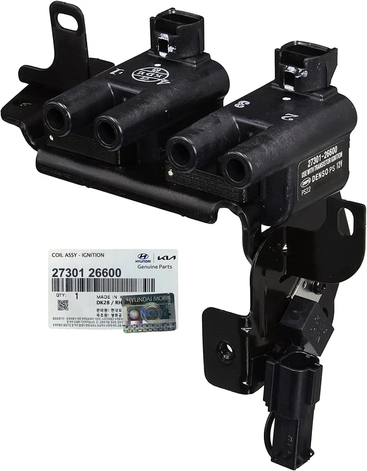 Conjunto de bobina de encendido GENUINO 2730126600 para Hyundai Accent 2001-2005 Foto 1 de 1