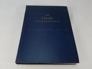 The Lincoln Encyclopedia Archer Shaw MacMillan 1950 First Edition Ex-Library - Imagen 1 de 9