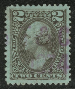 RB12b TARRANT & Co Druggist PROPRIETARY Revenue Tax Stamp CV$2 Handstamp Cancel - Picture 1 of 2