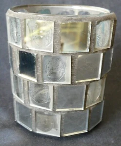 Verre apéritif 15 cl – décor mosaïque colorée – Ref 1598 – original - Picture 1 of 4