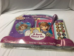 New DisneySofia The First My Secret Lockbox Pen Paper And Key With Stickers - Picture 1 of 8