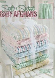 SOFT & SWEET BABY AFGHANS - Knitting projects - by Kay Meadors - LA3257 - 2447 - Picture 1 of 2