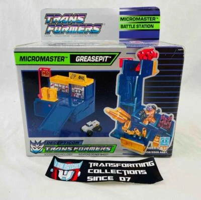 Transformers Original G1 1989 Micromaster Battle Station Greasepit MISB Sealed - Image 1 of 4