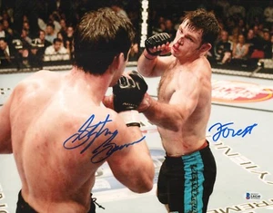 Stephan Bonnar & Forrest Griffin Signed 11x14 Photo BAS COA UFC Ultimate Fighter - Picture 1 of 5