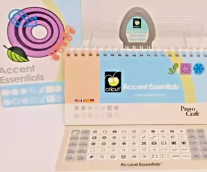 **RETIRED Cricut Cartridge + Overlay ACCENT ESSENTIALS Complete Basics Shapes ** - Picture 1 of 8