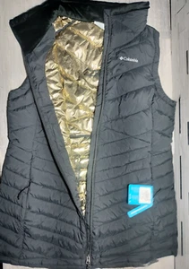 Columbia Women's Joy Peak II Omni Heat Infinity Gold Vest Black Sz XL (0102) - Picture 1 of 4